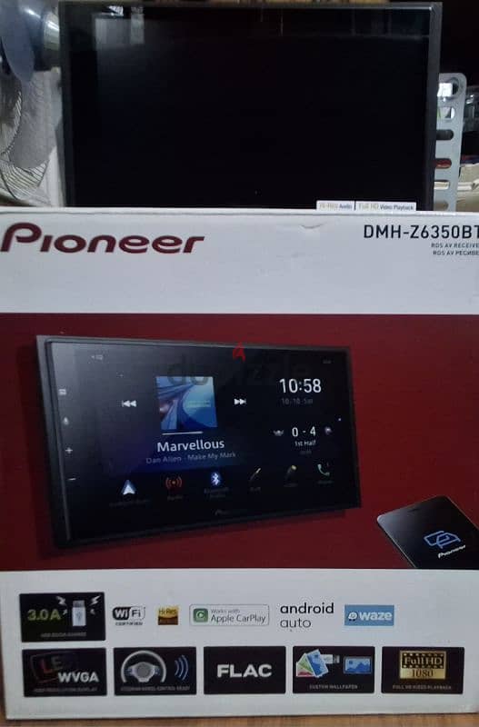 شاشة سيارة بيونير Pioneer DMH-Z6350BT زيرو بالكرتونه بجميع ملحقاتها 1