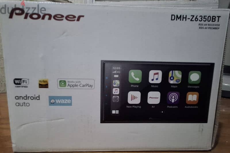 شاشة سيارة بيونير Pioneer DMH-Z6350BT زيرو بالكرتونه بجميع ملحقاتها 5