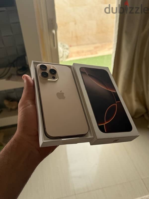 IPhone 16 pro max Dual sim ZA ايفون ١٦ برو ماكس خطين جديد بدون ضرايب 1