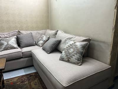 beige sectional