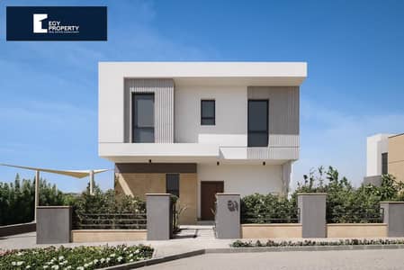 For sale, the lowest price, a super-luxe finishing villa by Ora, Zed East Compound, Fifth Settlement, in installments 8 years