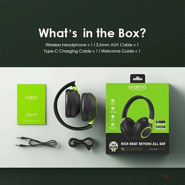 سماعات اذن oraimo BoomPop2 || headphone 2