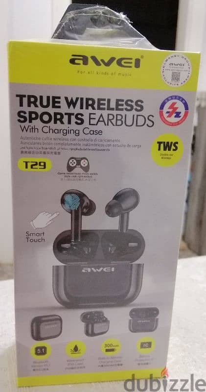 سماعة Awei T29 Wireless Sports Earbuds راحة، قوة، وأداء لا مثيل له! 4