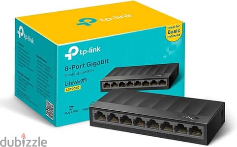 TP LINK LS1008G 8 Switch Unmanaged Gigabit Ethernet