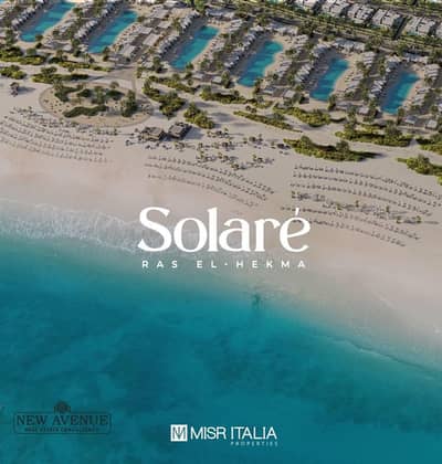 Fully finished Chalet 100 meter 2 Bedrooms 2 Bathrooms in Solaré North coast By Misr italia