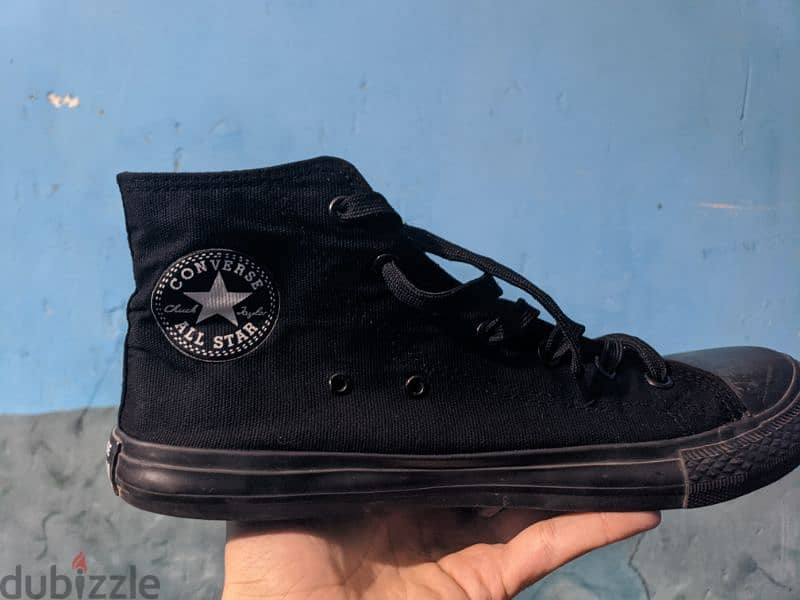 Converse shoes half  for sale (  Black, size 45 ) 1