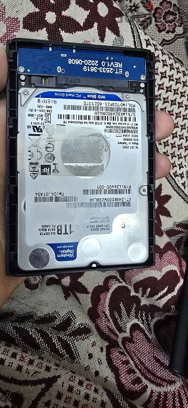 WD Blue laptop hdd 1tb with enclosure 1