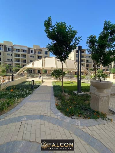 3 bedroom apartment with a distinctive view of the club for sale in Sarai Compound in front of Madinaty on Suez Road with a 42% discount