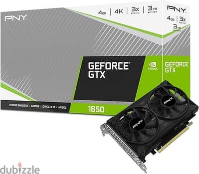 GTX 1650 4 GB Twin fan (استعمال خفيف 5 شهور)