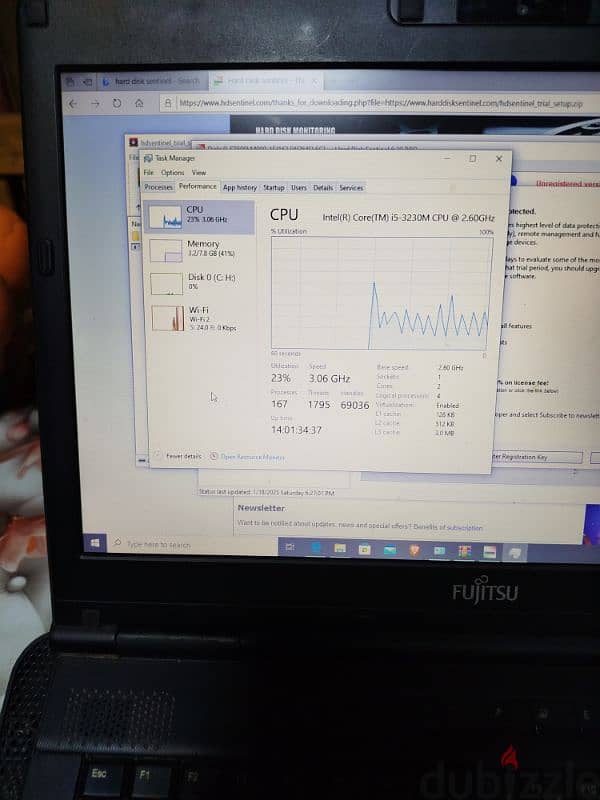 لابتوب Fujitsu للبيع 4