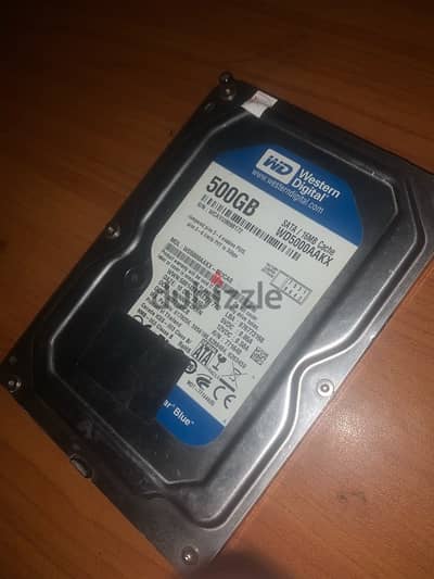 هارد ديسك 500Gb بحاالة ممتازة hdd