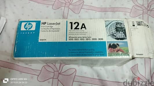 hp printer cartridge 12A خرطوشة حبر