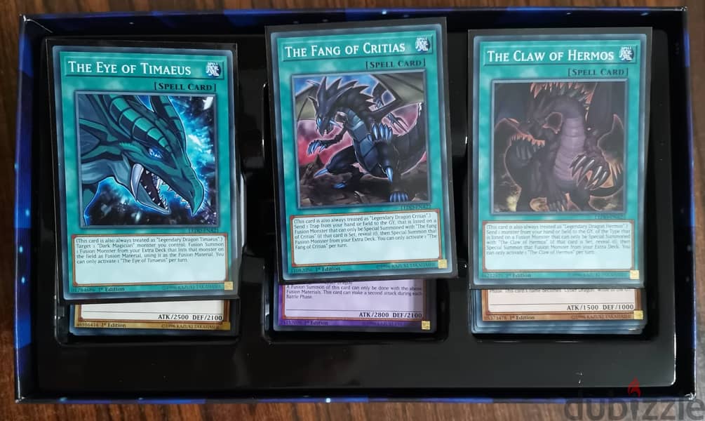 Original Yu-Gi-Oh Cards-Legendary Dragon Deck-أرخص من سعر السوق 5