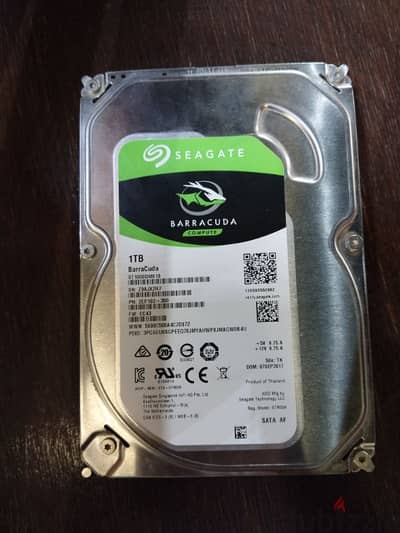 Hard Seagate 1 tera  هارد سيجيت سليم وجديد استخدام خفيف