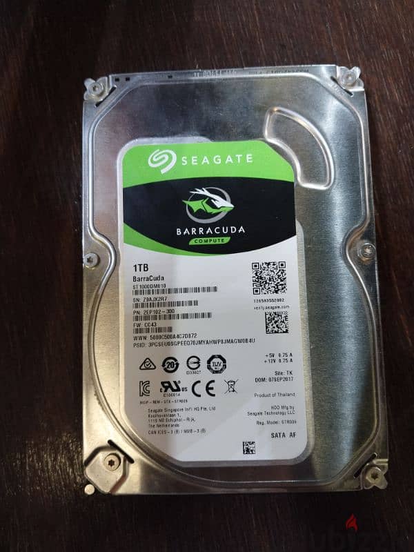 Hard Seagate 1 tera  هارد سيجيت سليم وجديد استخدام خفيف 0