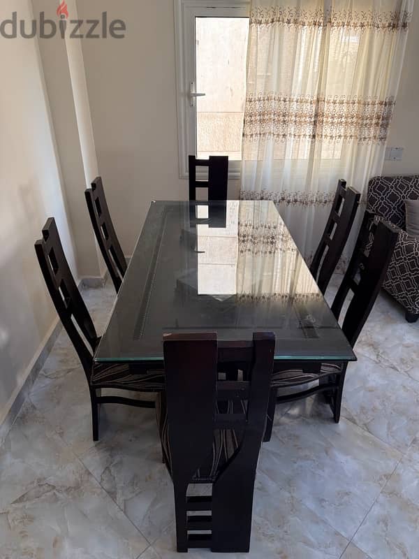 Dining Table with 6 chairs 2