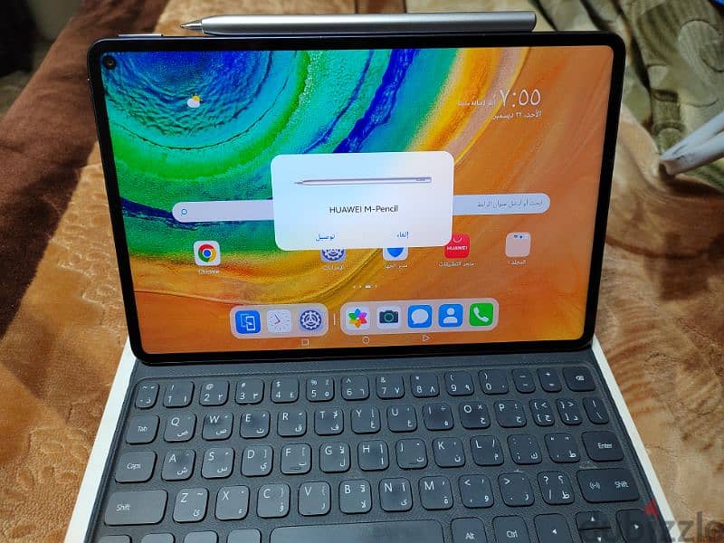تابلت هواوي البرو Matepad Pro 10.8 رام 8 ذاكرة256 يدعم شريحة بكل حاجتة 0