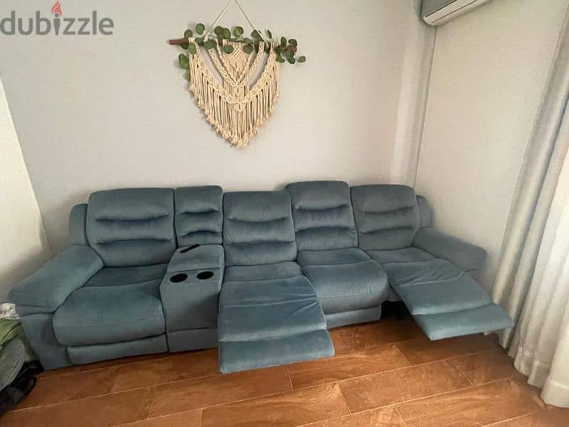 كنبة رباعية ليزي بوي lazy boy بكاب هولدر من Khardous Furniture 1