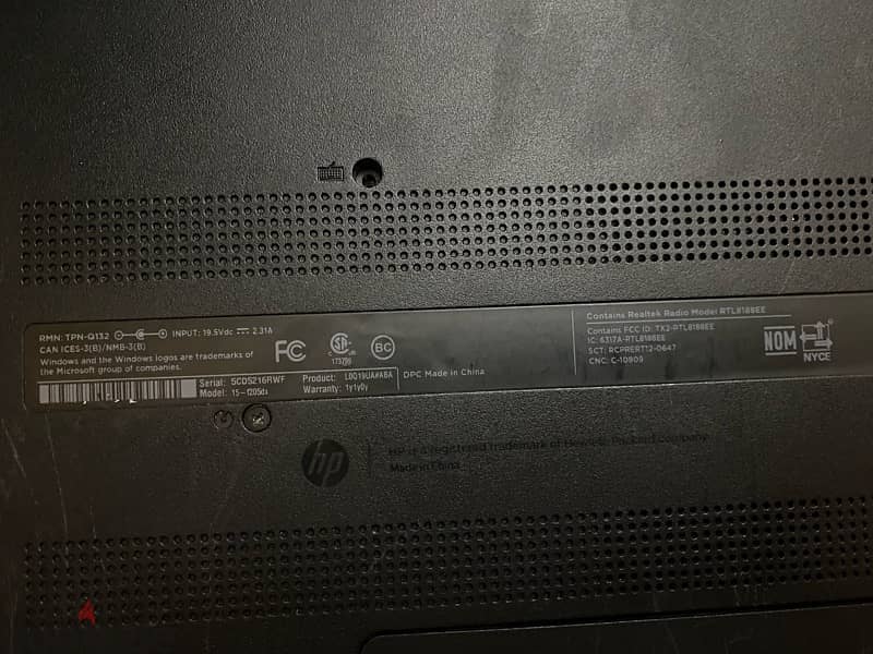 hp 15 notebook pc amd a6 5200 2