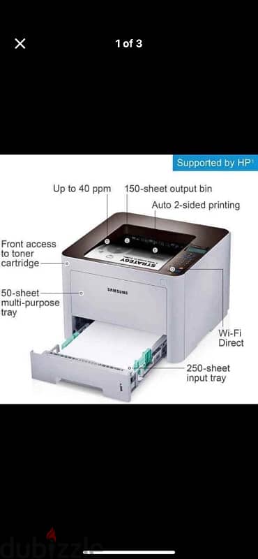 للبيع طابعة كسر زيرو حرفيا سامسونج 4020nd بدون خربوش وبدون اي اعطال 7