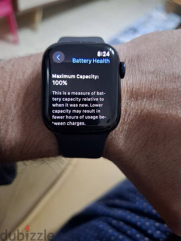 apple watch series 8 41mm battery 100% 3