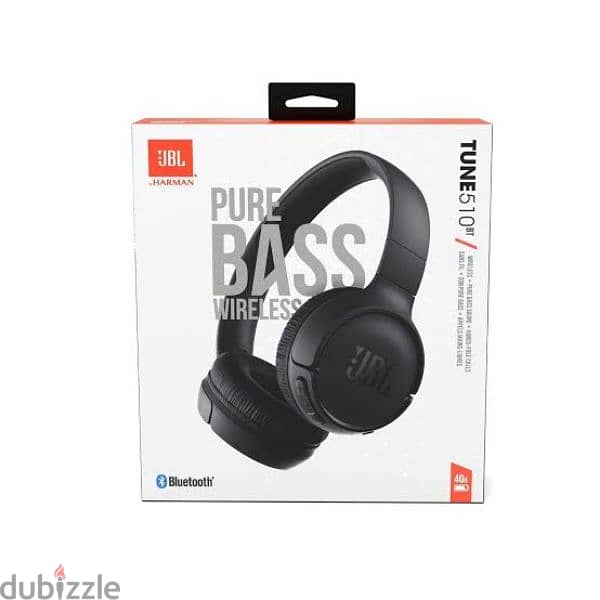 ساعة هيدفون  جي بي ال jbl tune 510bt  للأداء الثقيل headphone 3