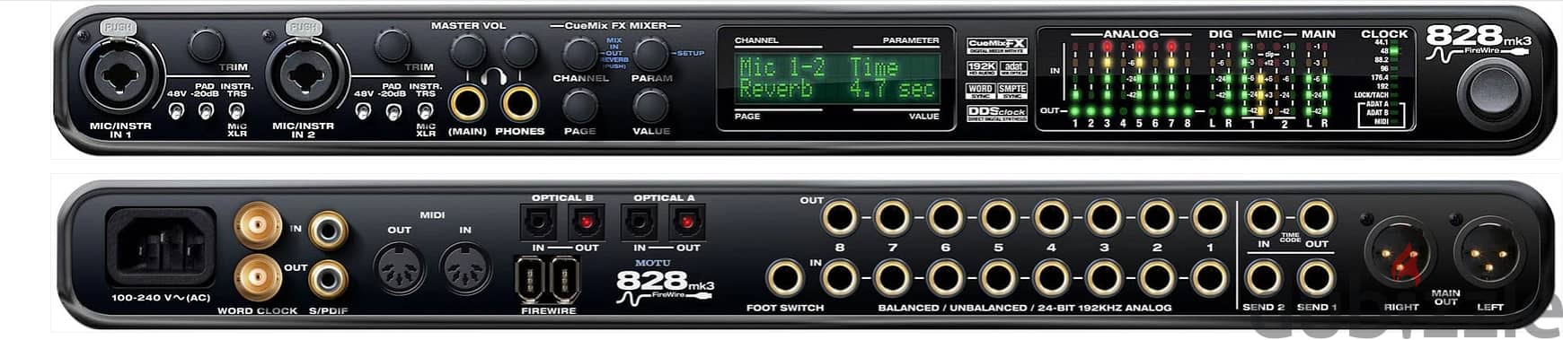 MOTU 828 Mk3 Firewire Audio Interface 4