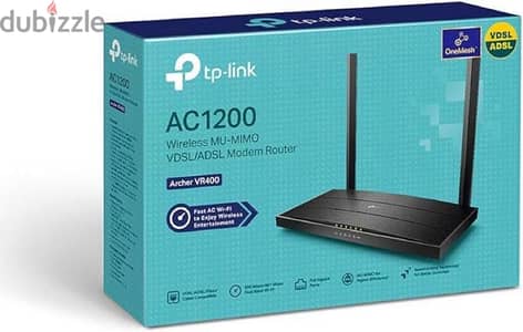 Tp link vdsl Modem Router AC1200 VR400