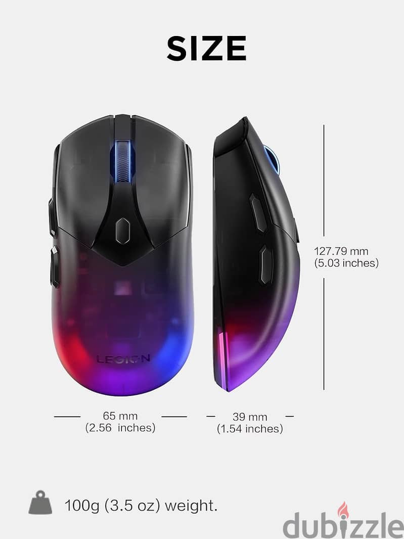 Lenovo Legion M410 Wireless RGB Gaming Mouse - Sealed New 4