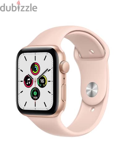 Apple Watch SE GPS - 44mm Gold Aluminium Case with free strap