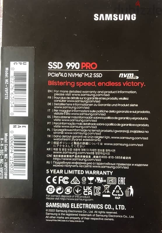 Samsung SSD 990 PRO 2 TB 2