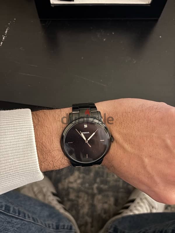 fossil black watch 1