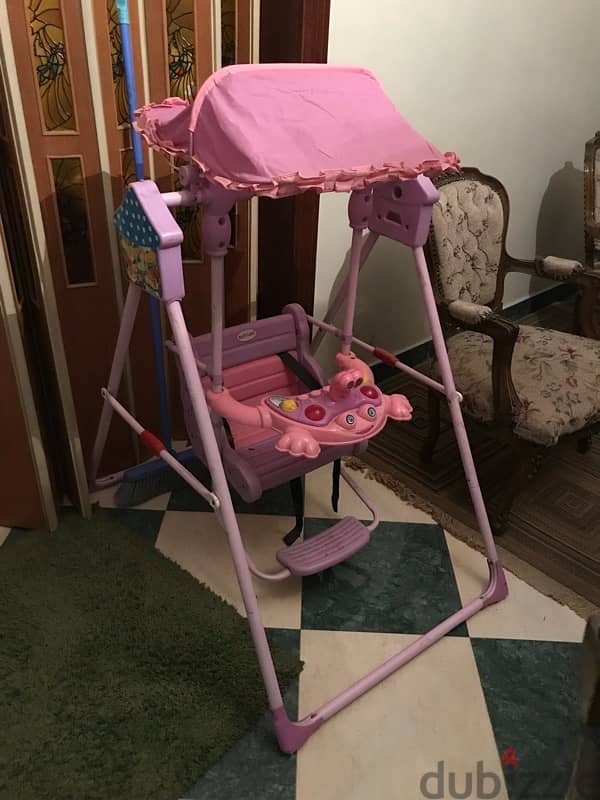 baby essentials stroller, high chair and crib 1