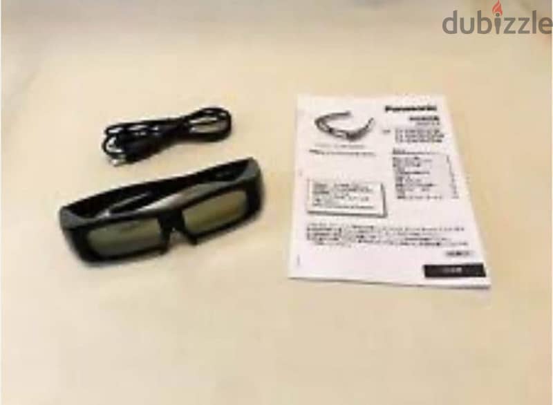 Panasonic 3D glasses for Panasonic 3D tv’s.  X2 pairs 2