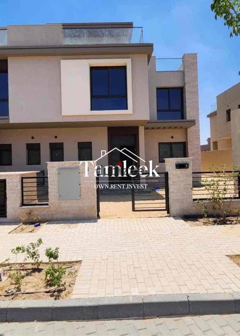 Ready to move Twin house for sale in The States Sodic in New Zayed 0