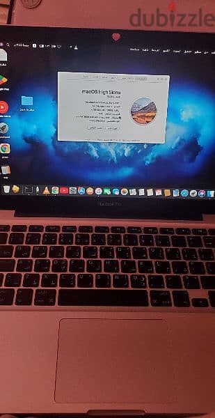 لقطه لاب Mac Book pro, corei7 2011 ٢ هرد 500+250ssdرام8 داخل العرض 4