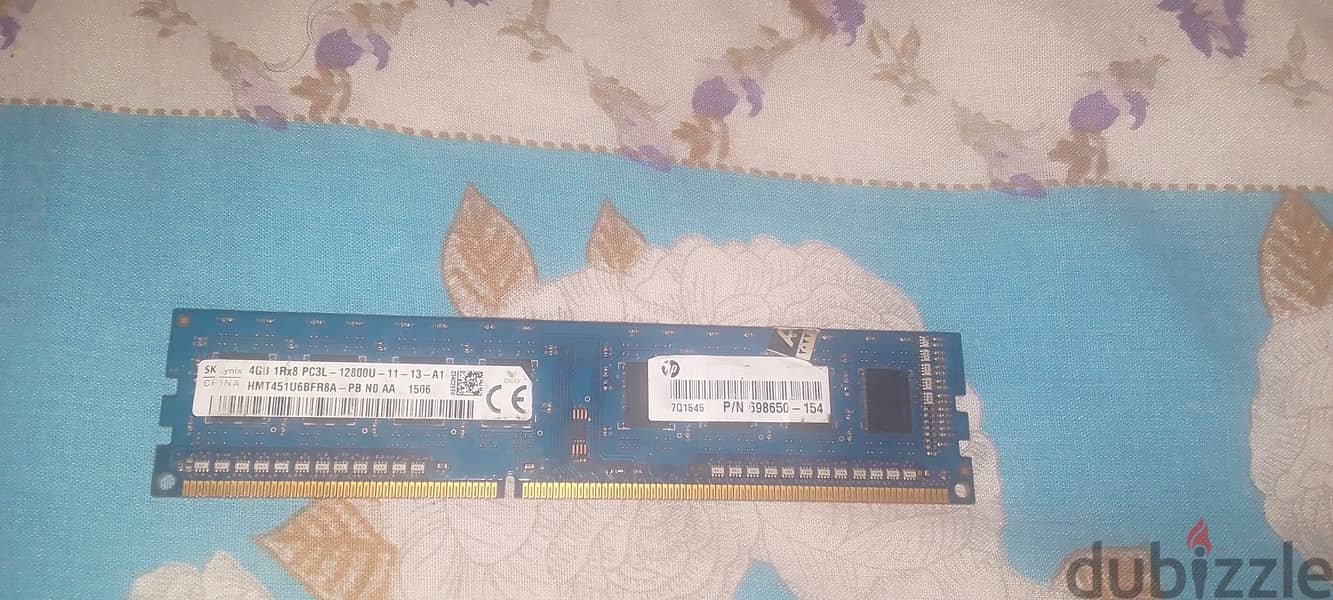 رامات 4 جيجا DDr3 باص 12800 0