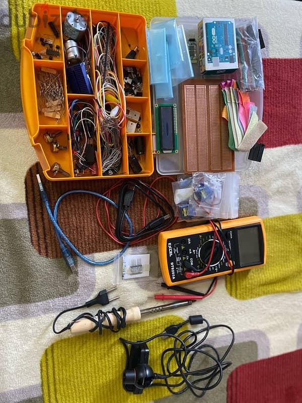 Arduino, soldering iron, multimeter and more! 0