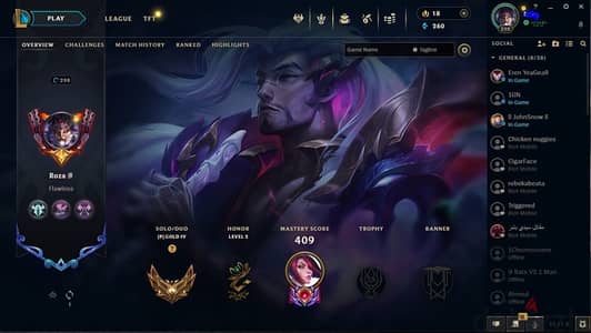 league of legend account