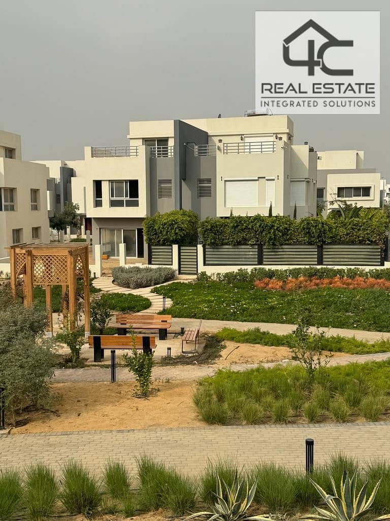 Lowest down payment villa twin house modern with installments view landscape in hyde park fifth settlement 0