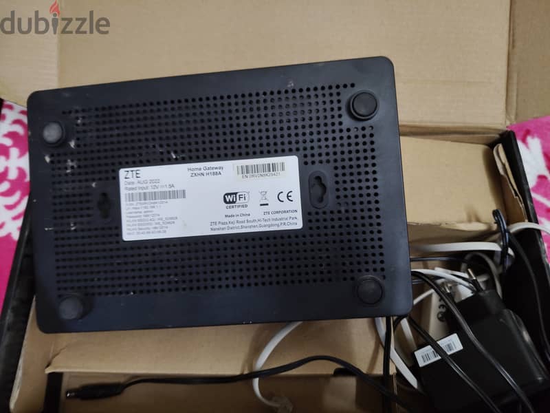 روتر zxhn h188a v6 من وي فائق السرعة vdsl 3