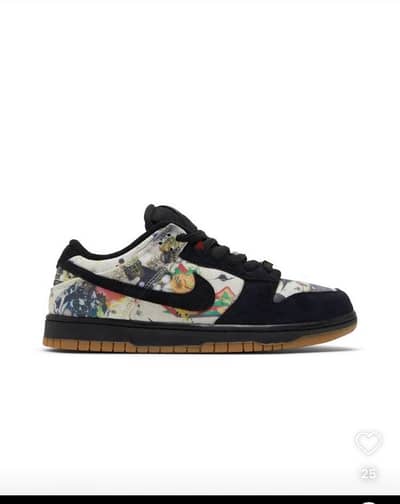 Nike x Supreme SB Dunk Low "Rammellzee" sneakers - سنيكرز نيكي