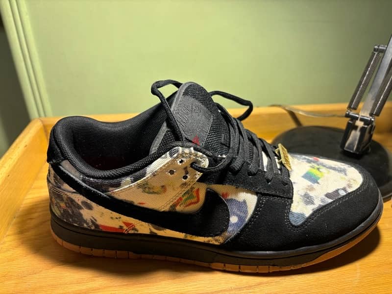 Nike x Supreme SB Dunk Low "Rammellzee" sneakers - سنيكرز نيكي 3