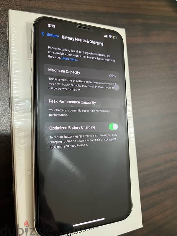 iphone Xs max 256 95% 3