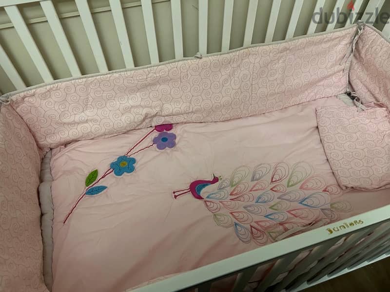 Juniors baby bed with mattress 5