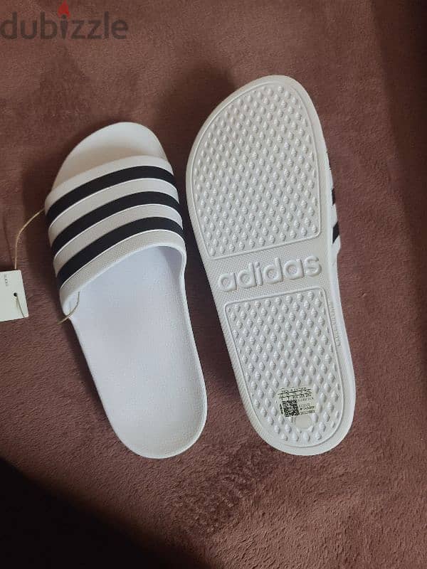 Adidas aqua slides white color 40 size 1