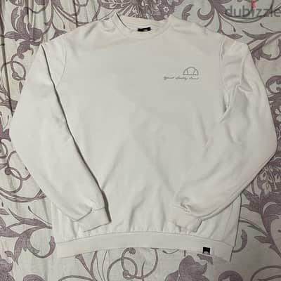 ELLESSE sweatshirt with logo in off white