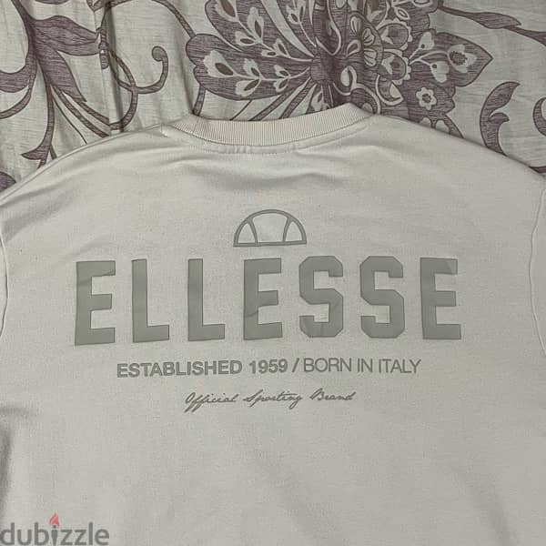 ELLESSE sweatshirt with logo in off white 6