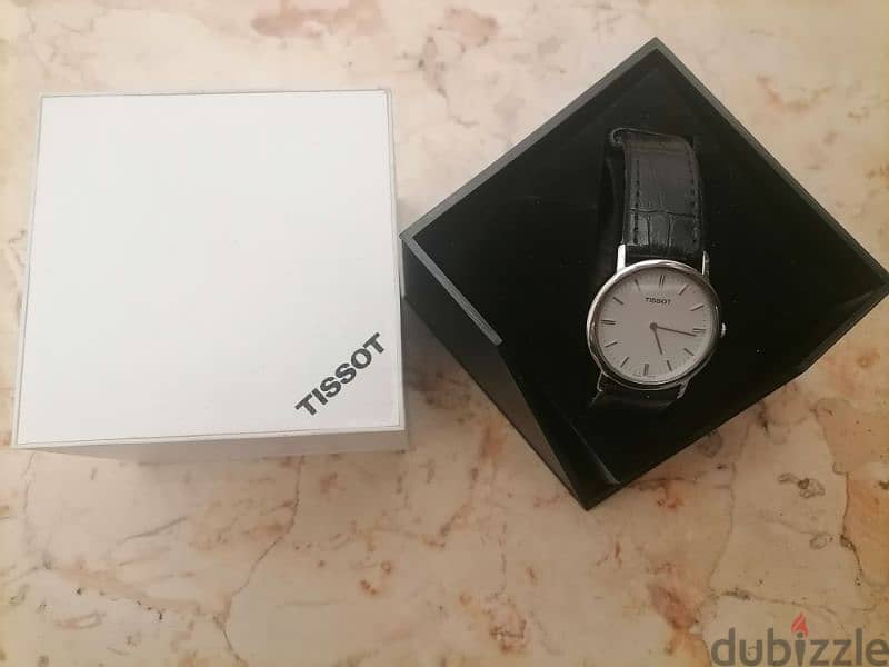 ساعة يد رجالي ماركة TISSOT صناعة سويسري أصلي 3