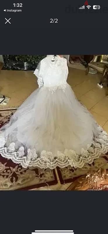 wedding dress used once size from 65 to 70 kg 1